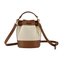 Stylish Brown Leather Backpack with Drawstring Closure for Everyday Use