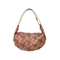 Chic Half-Moon Shoulder Bag for Women with Unique Patterns