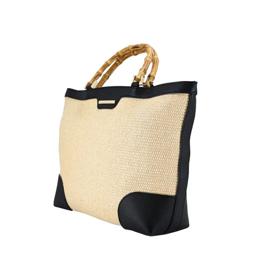 Eco-Friendly Chic Bamboo Tote Bag for Fashion-Forward Women