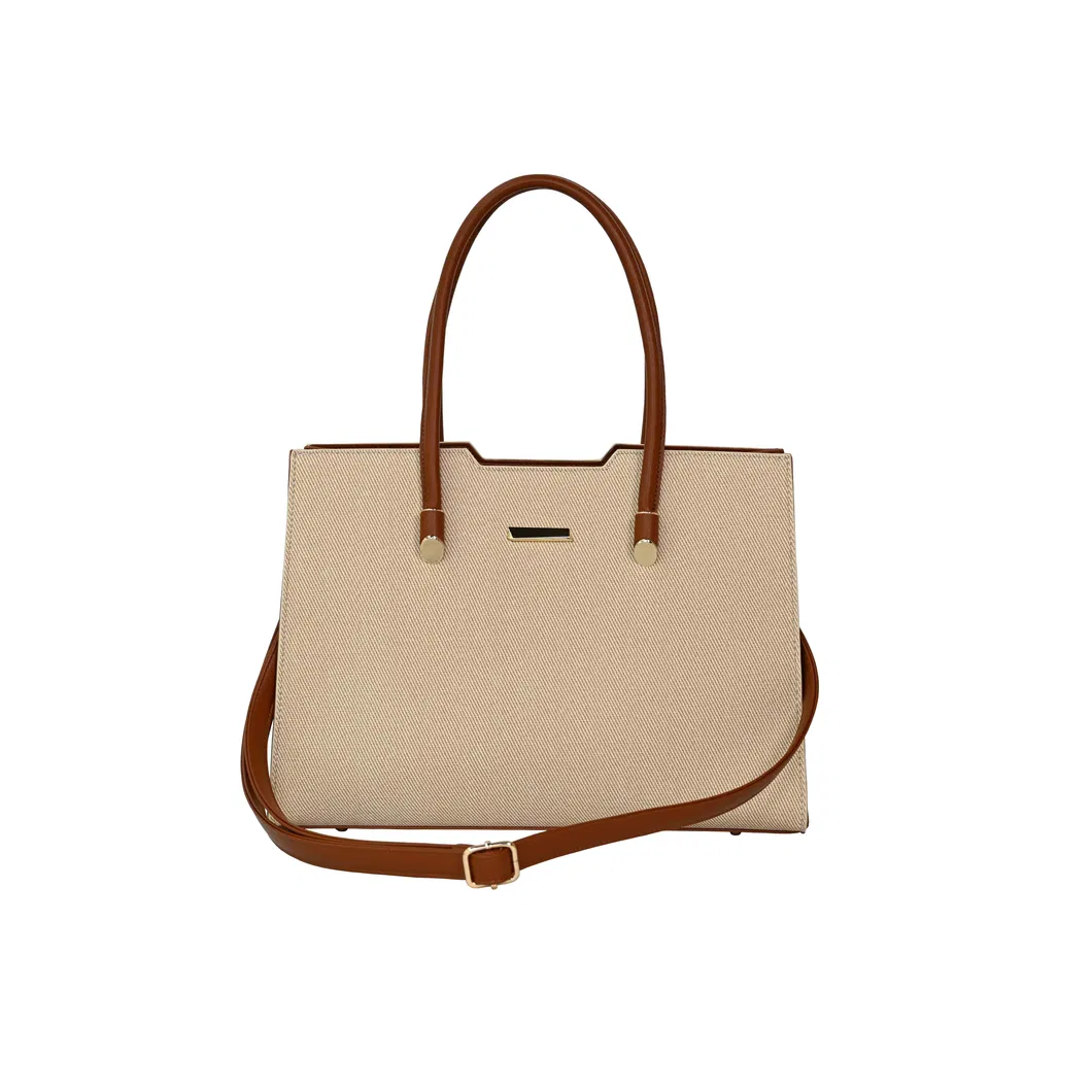 a Brown Ladies&prime; Handbag with a Strong Sense of High-End Design