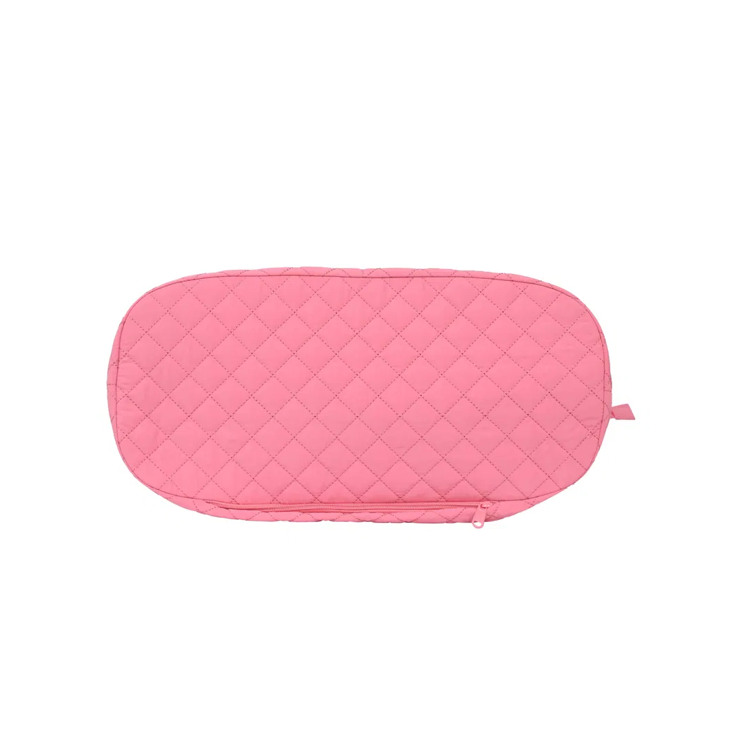 Chic Eco-Friendly Pink Handbag with Matching Travel Bag Set