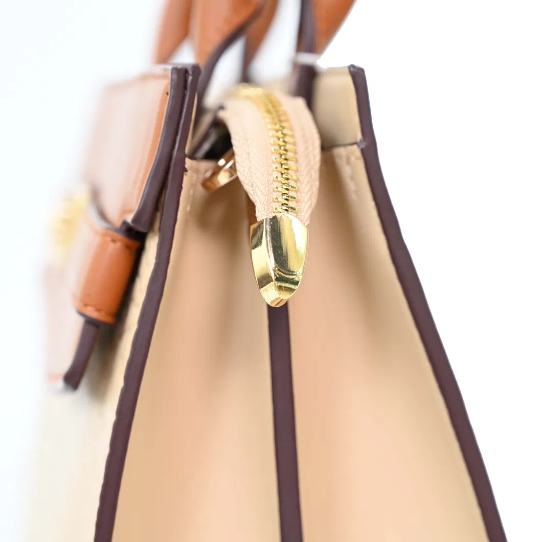 Chic Brown PU Tote Bag for Women: Trendy and Versatile