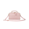 Contemporary Pink PU Handbag with Shoulder Strap for The Modern Woman