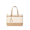 Refined Beige-Brown Tote Bag with Wardrobe Essential for Stylish Women