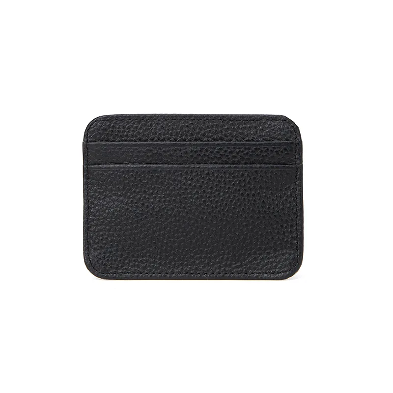Minimalist Black PU Men&prime;s Card Holder and Wallet