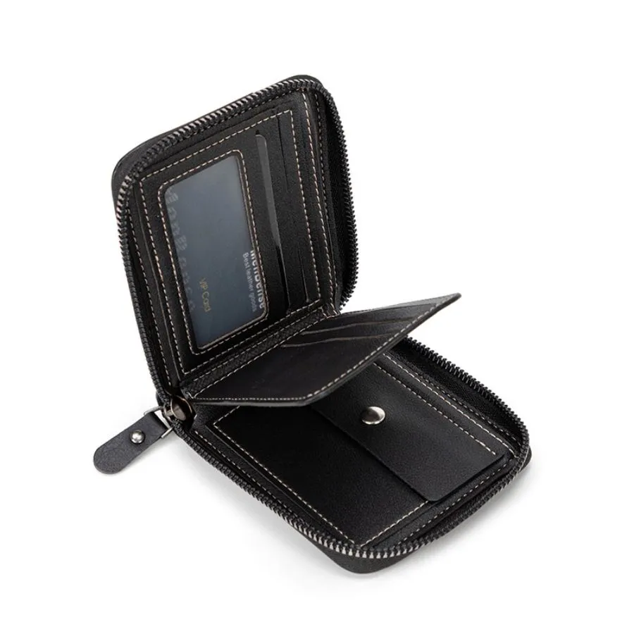 Modern Business Luxury with Minimalist Men&prime;s Wallets and Card Holders