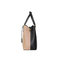 Chic Patchwork Tote Bag with Brown & Black Accents for Timeless Everyday Style