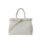 Elegant White PU Tote Bag with Timeless Style for Modern Women