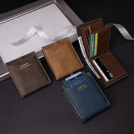 Minimalist Business The Sophisticated Choice for Men′s Wallets and Card Holders