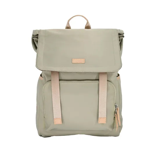 Stylish Light Green Minimalist Backpack: Perfect for Women′s School Gear