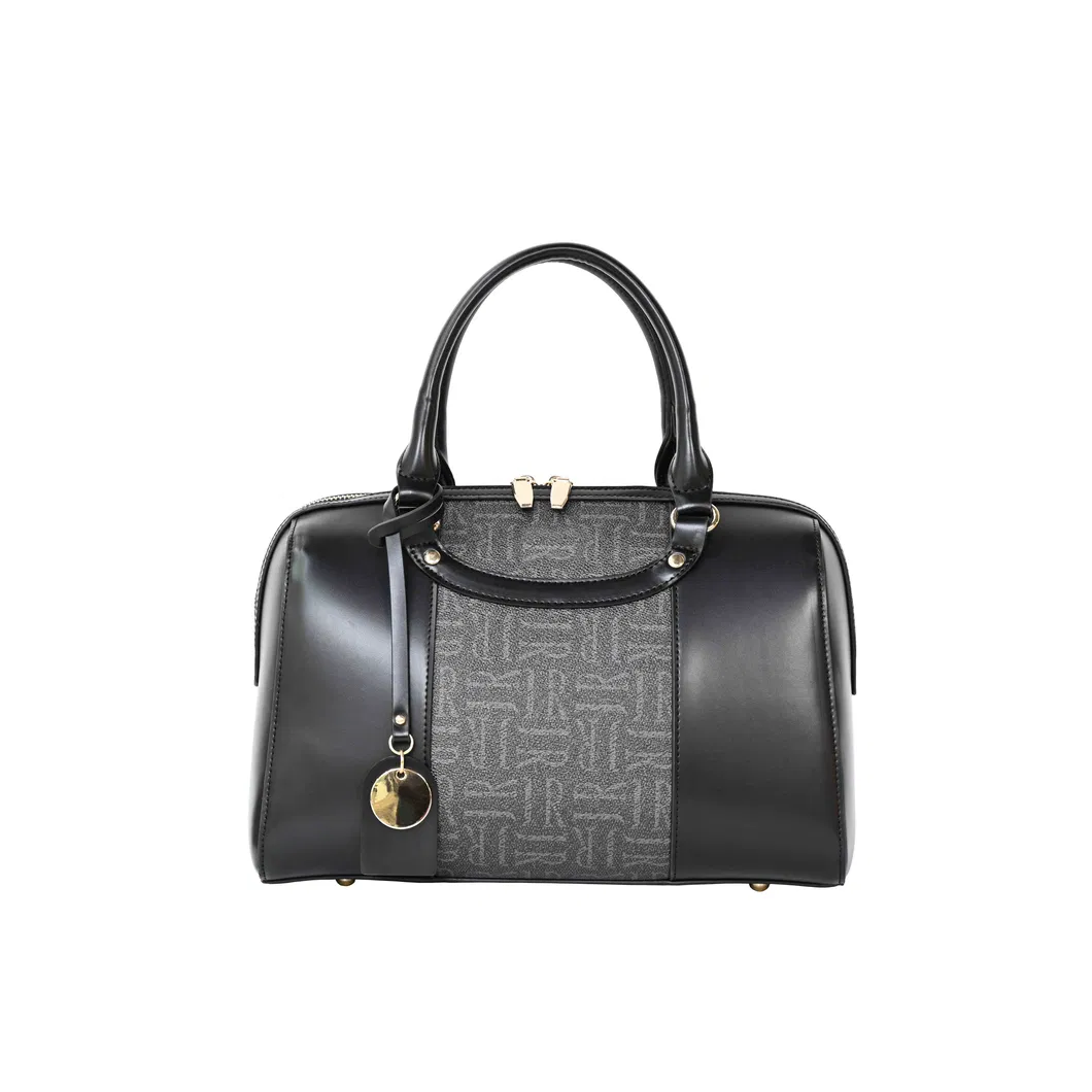 Modern Onyx Cylindrical Handbag with Sleek Style for The Contemporary Woman