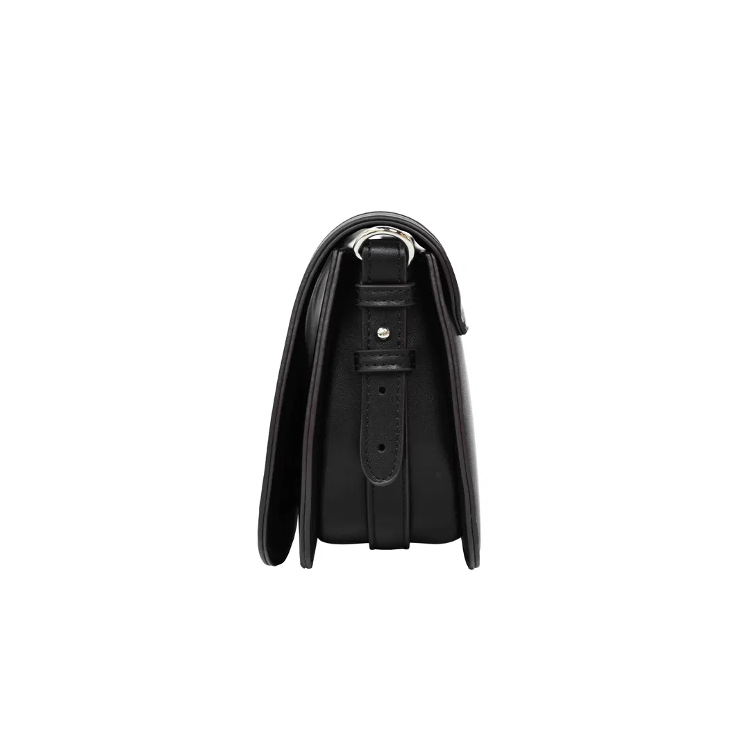 Modern Black PU Leather Handbag: The Essential Versatile Shoulder Bag