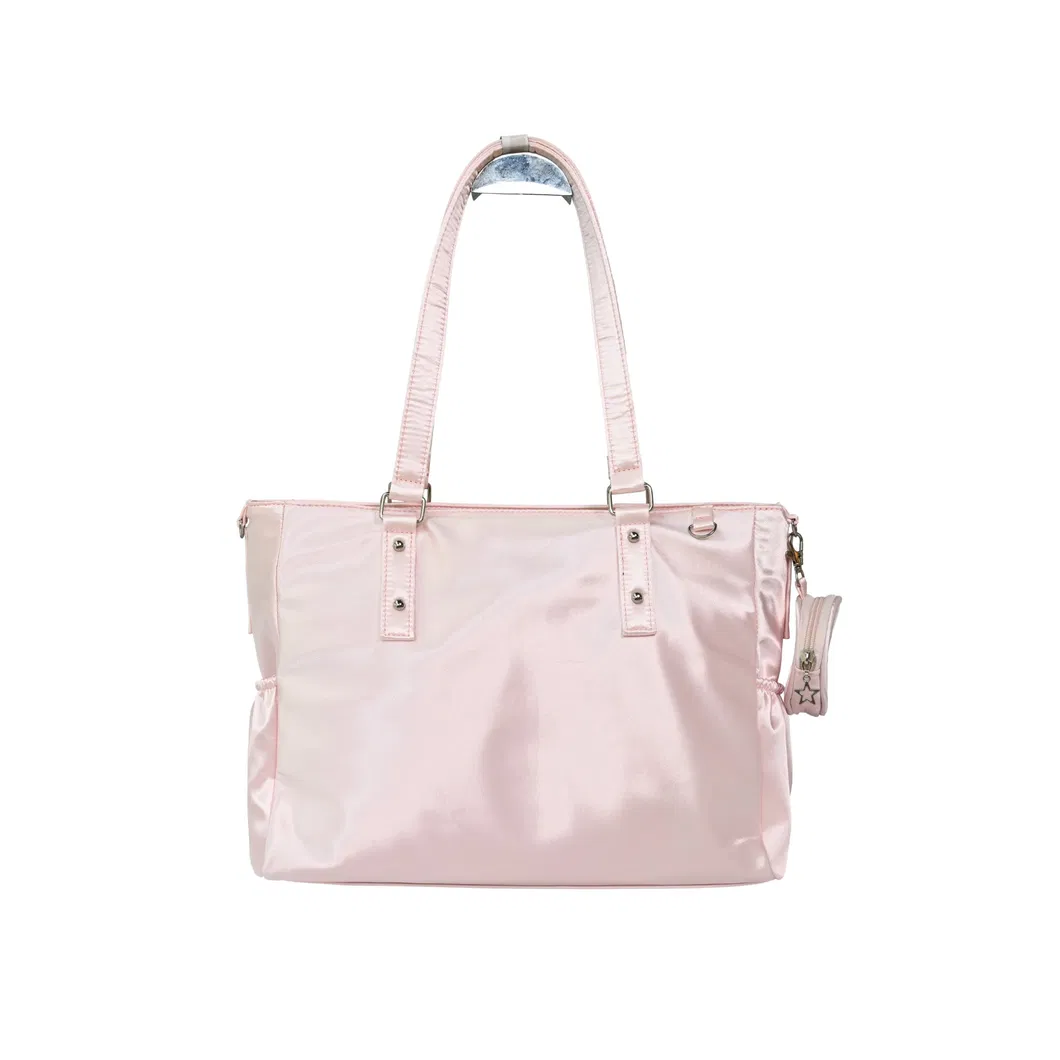 Chic Pink Tote Bag with Effortless Style Meets Practicality for Everyday Errands