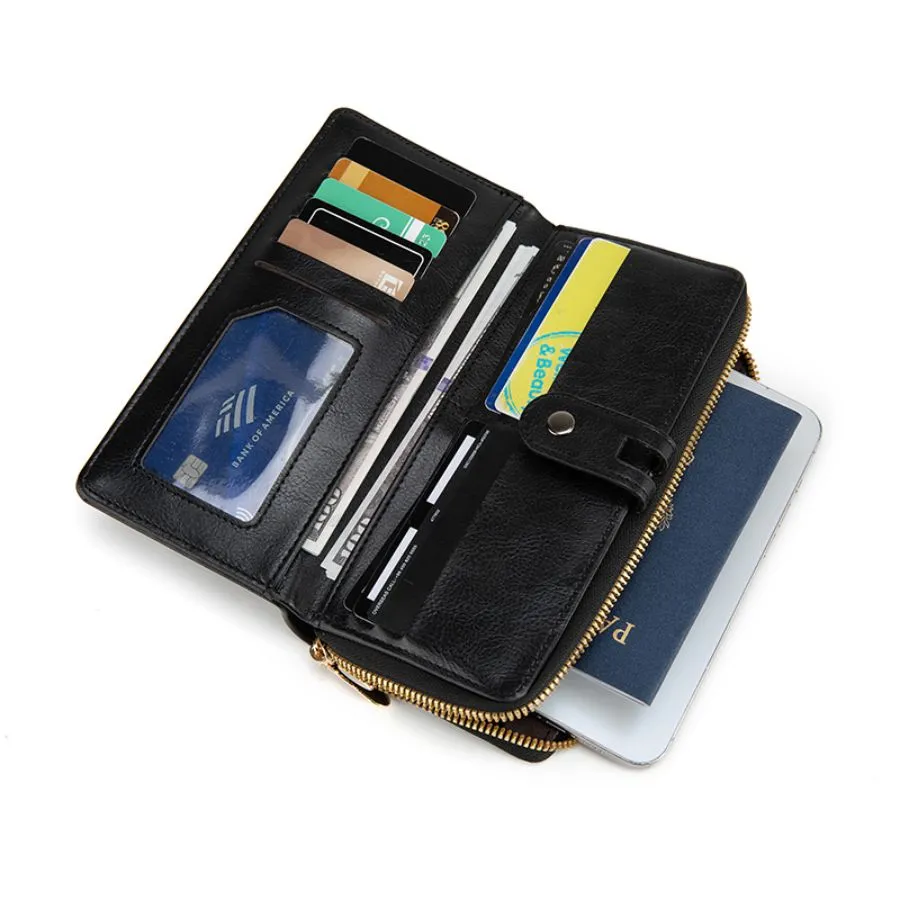 Minimalist and Stylish Premium PU Glossy Wallet for Men and Women