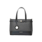 Elegant Black PU Leather Tote Bag with Masterclass in Minimalist Sophistication