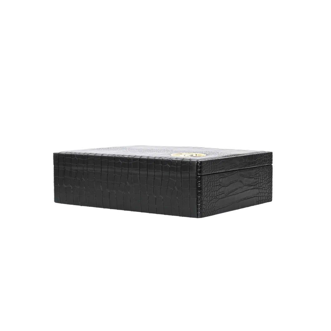 Stylish Black Jewelry Organizer Box for Women&prime;s Accessories