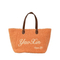Vibrant Orange & Yellow Faux Fur Tote Bag - a Luxurious Statement Piece