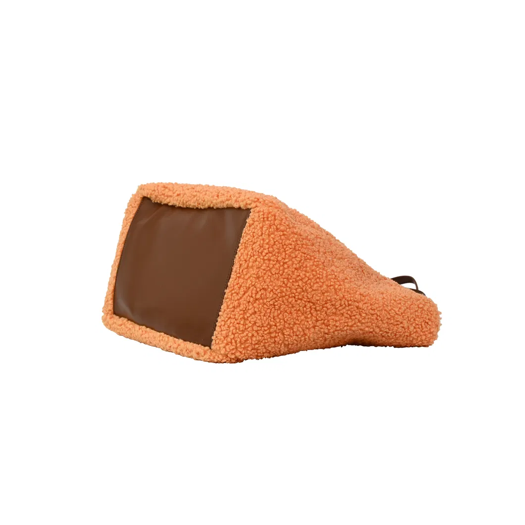 Luxe Orange and Yellow Faux Fur Tote - Fashion-Forward Essential for Women