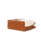 Women′s Elegant Handbag with Sophisticated Beige and Brown Accents