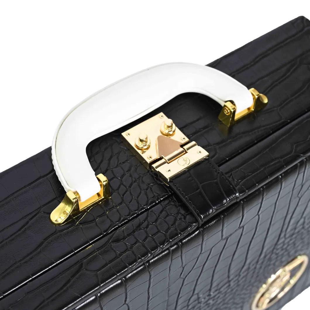 Luxe Black Jewelry Box of Timeless Storage for Women&prime;s Accessories