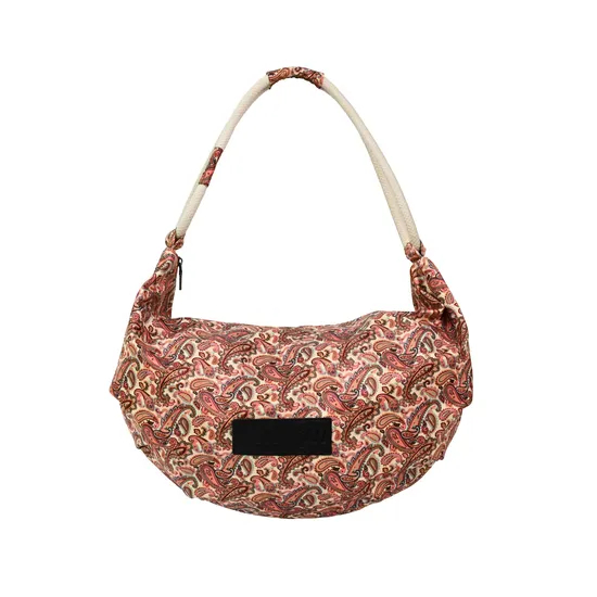 Stylish Half-Moon Shoulder Bag for Women with Vibrant Designs
