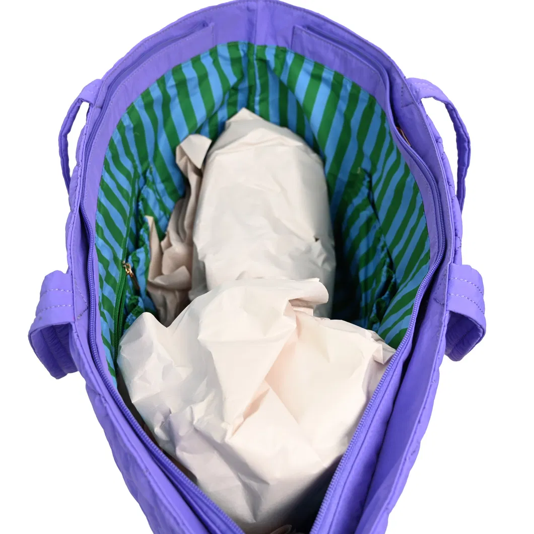 Eco-Friendly Chic Purple Tote Bag Crafted From Sustainable Materials