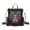 Stylish Women′s Backpack with Eye-Catching Diamond Tiger Design