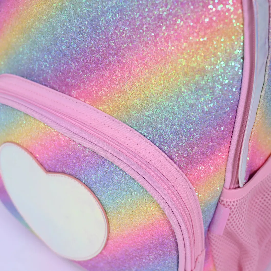 Sparkling Unicorn Backpack for Girls - Vibrant Cartoon Style