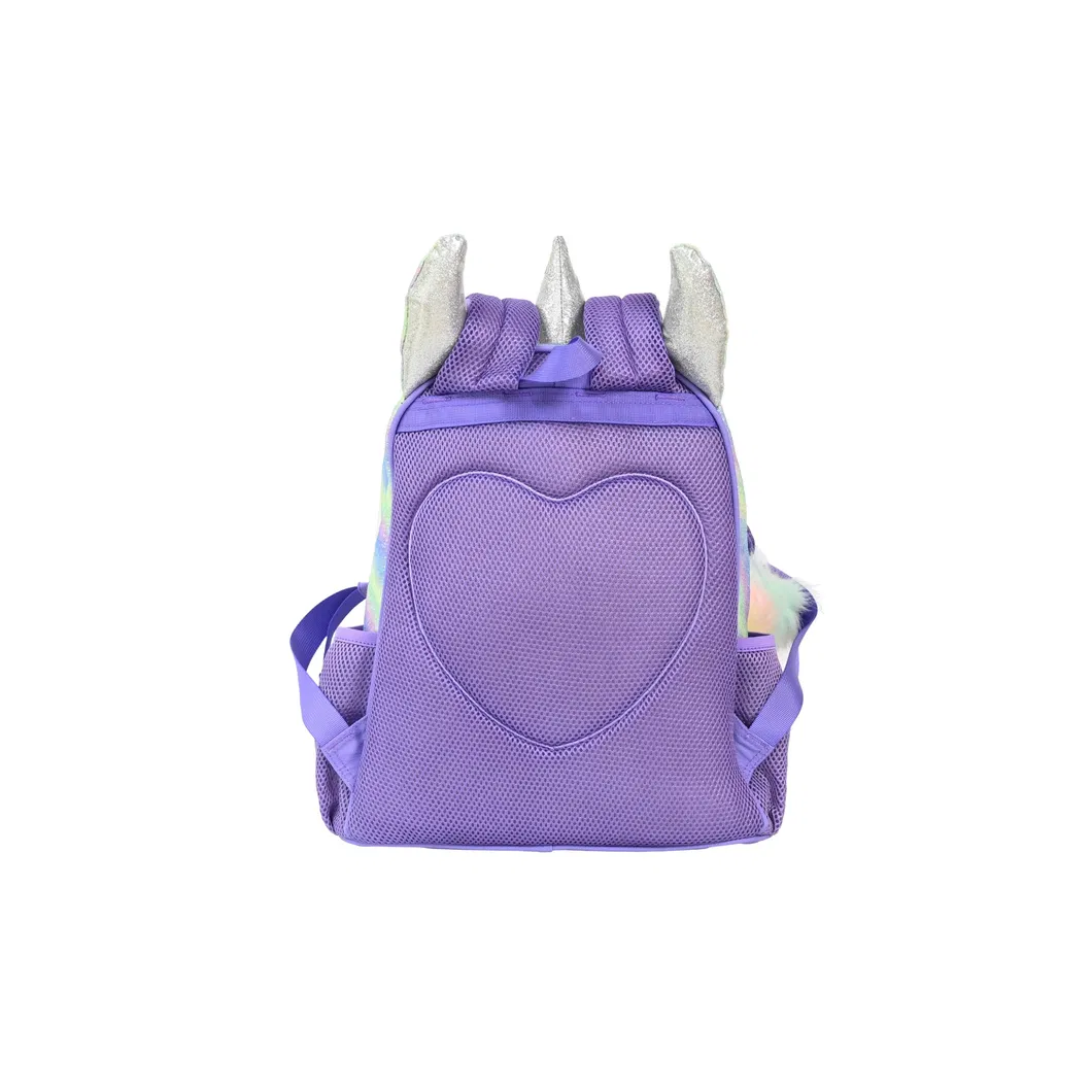 Enchanting Pink Unicorn Backpack with Sparkling Glitter Design