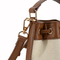 Stylish Brown Leather Backpack with Drawstring Closure for Everyday Use