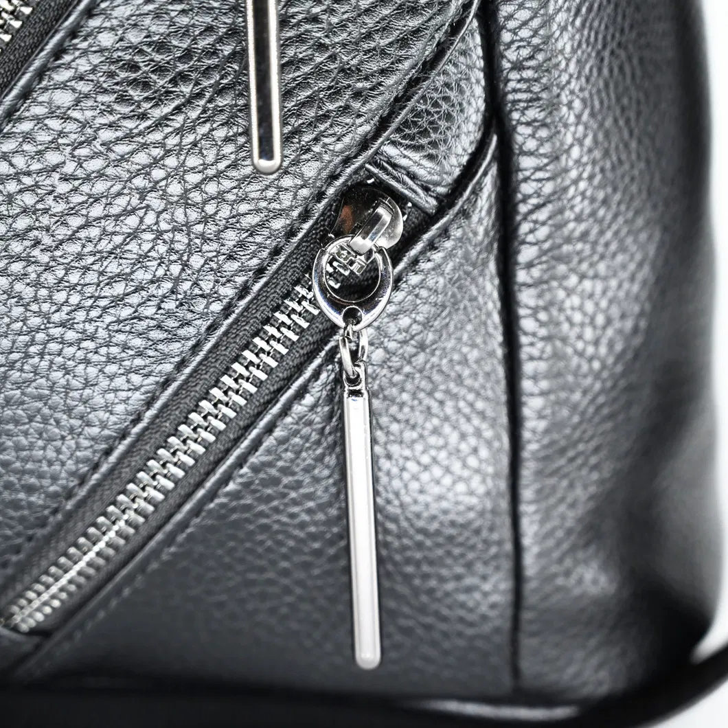 Chic Black PU Backpack for Women - Perfect Daily Use