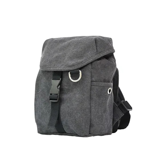 Stylish Gray Backpack with Buckle for Daily Adventures