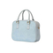 Trendsetting Azure PU Handbag with Adjustable Strap for Versatile Women′s Fashion