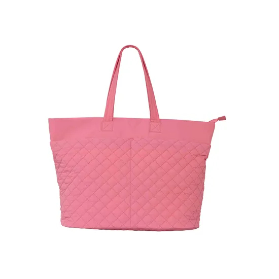 Chic Eco-Friendly Pink Handbag and Travel Bag Set