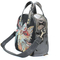 Trendy Black PU Backpack and Tote with Adorable Fox Design